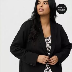 Torrid Studio Twill Classic Tailored Blazer Size 14-16